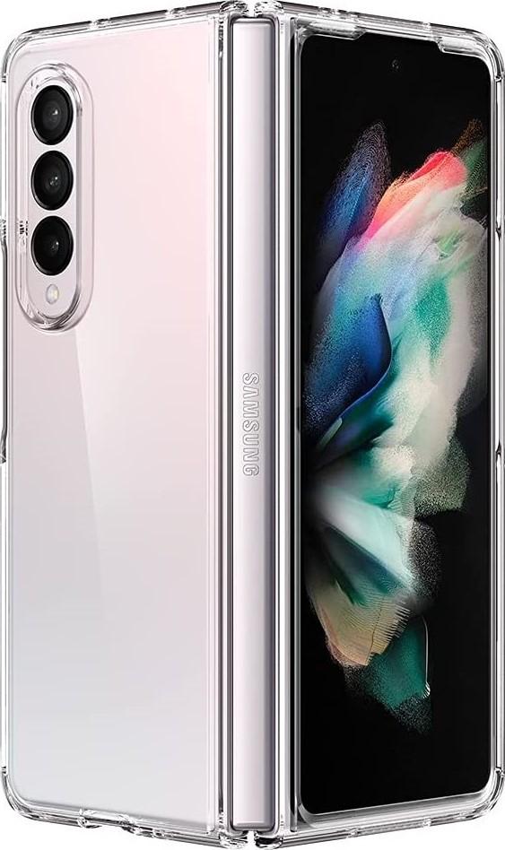 كفر سامسونج جالكسي Z فليب 3 زهري سبجين Spigen Samsung Galaxy Z Fold 3 Ultra Hybrid Case