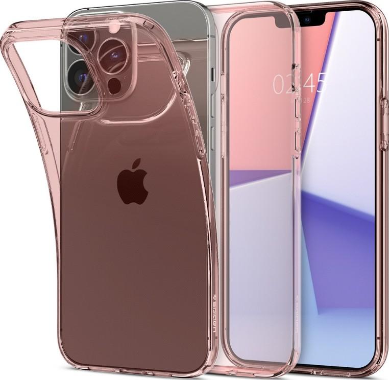 كفر ايفون 13 برو 6.1 بوصة زهري سبجين Spigen iPhone 13 Pro Crystal Flex Case