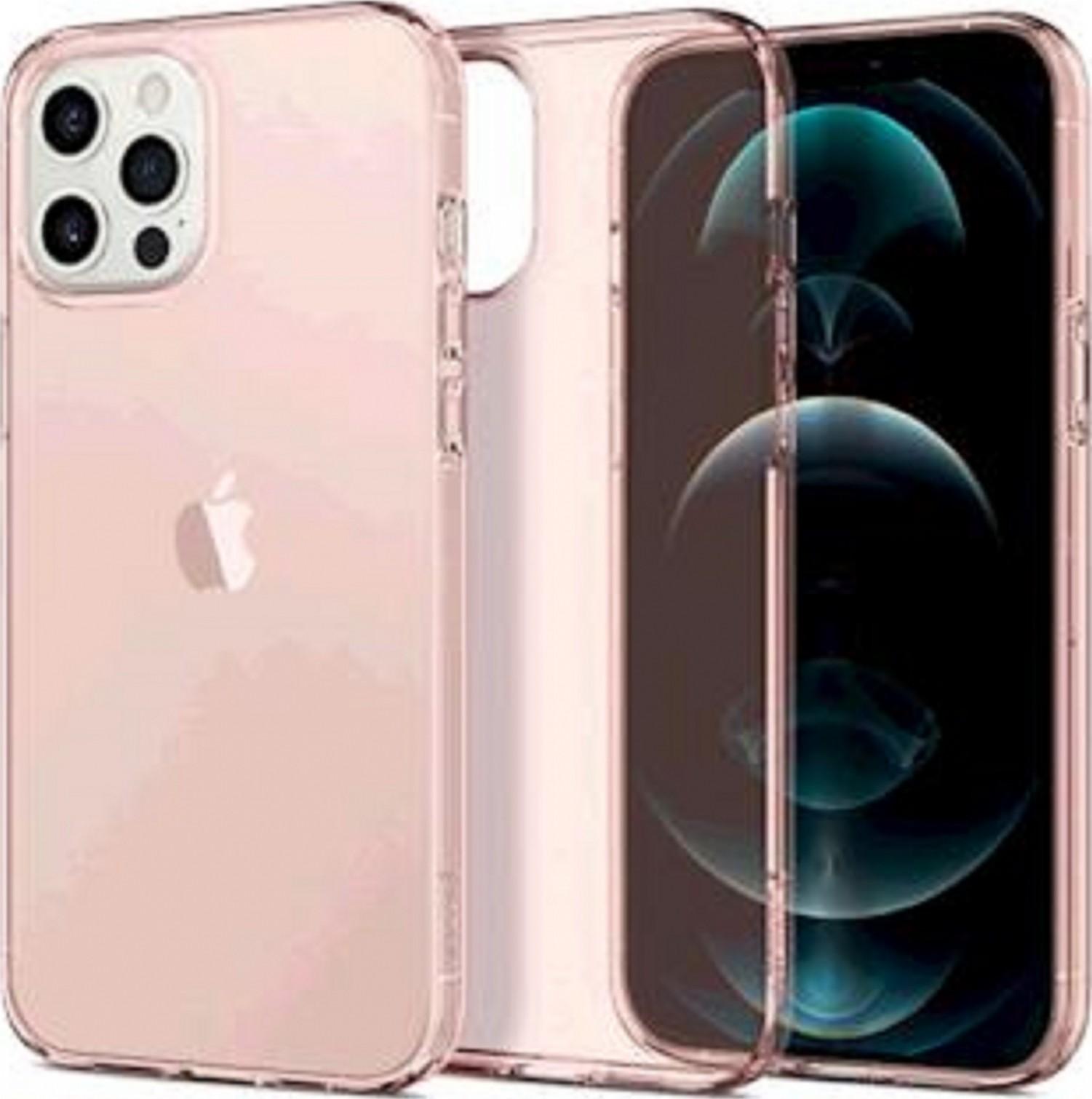 كفر ايفون 13 برو ماكس 6.7 بوصة سبجين - زهري شفاف Spigen iPhone 13 Pro Max Case