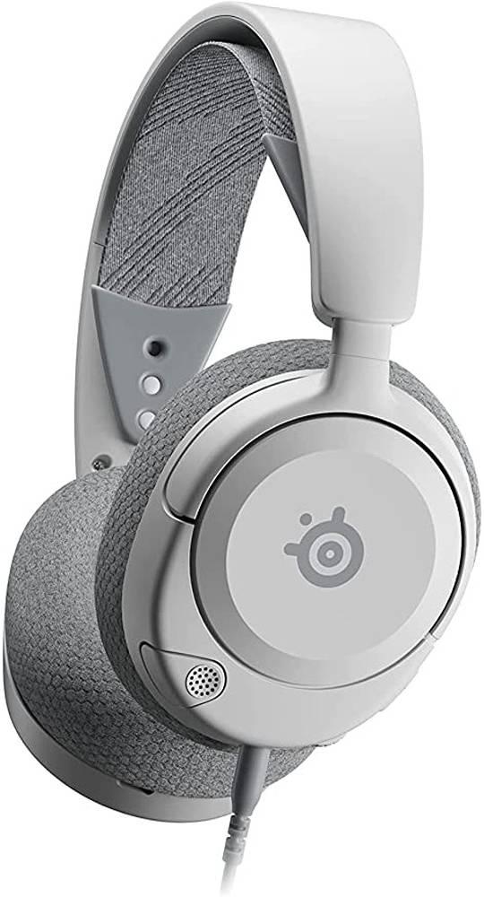 SteelSeries Steel Series Arctis Nova 1 Multi-System Gaming Headset Hi-Fi Drivers 360° Spatial Audio  AirWeave Memory Foam Ear Cushions  Ultra Lightweight PC PS5 PS4 Xbox White | 61607