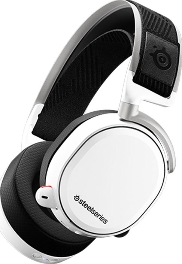 SteelSeries - Arctis Pro Wireless DTS Headphone:X v2.0 Surround Sound Gaming Headset for PS4 and PC (White) | 61474