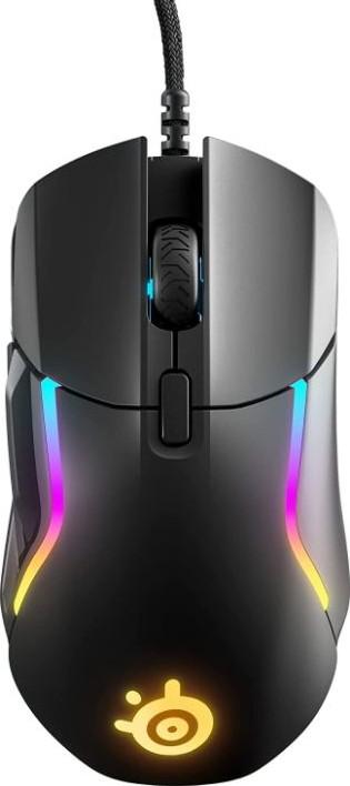 ماوس قيمنق سلكية 9 أزرار 18000 CPI أسود ستيل سيريز Steelseries Rival 5 Optical Gaming Mouse