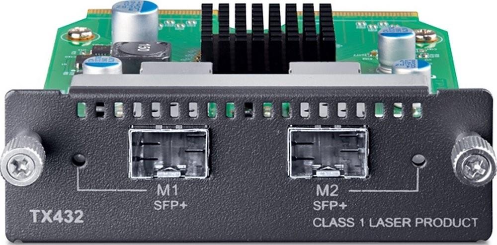 جهاز ارسال واستقبال 10 جيجابت تي بي لينك tp link TP-Link 10-Gigabit 2-Port SFP + Module, Optional Module for T3700G-28TQ, 2 10G SFP+ Slots