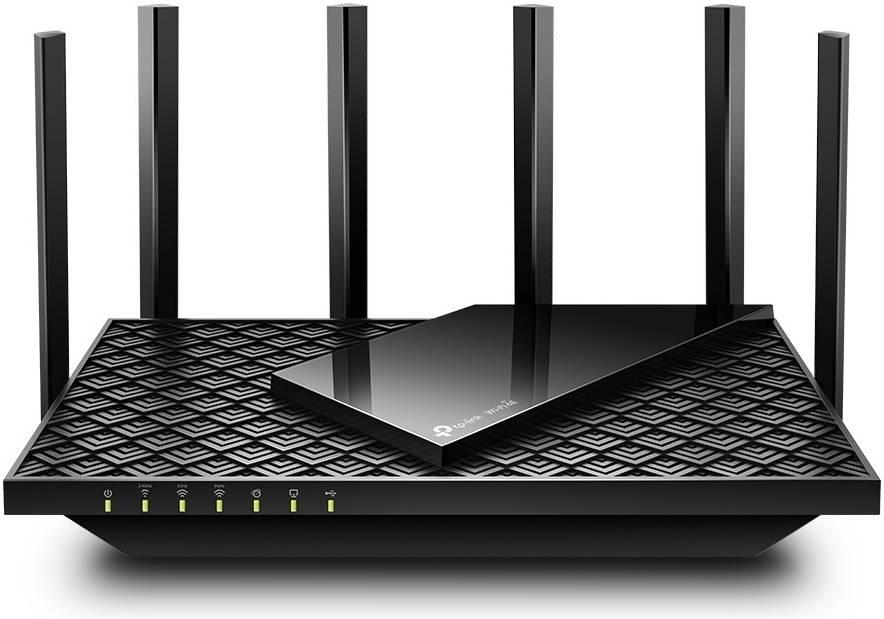 tp link TP-Link Archer AXE75 AXE5400 Tri-Band Gigabit Wi-Fi 6E Router, 5378 Mb/s Speed, 6 Antenas, SuperSpeed USB 3.0, HomeShield Securty, OneMesh Compatible, 1xGigabit Ethernet WAN Port, Black | Archer AXE75