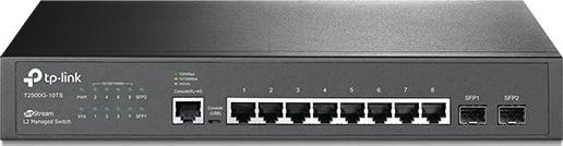 tp link TP-Link JetStream 8-Port Gigabit L2 Managed Switch with 2 Gigabit SFP Slots | T2500G-10TS(TL-SG3210)