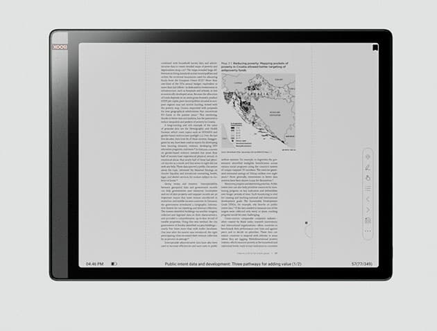 13.3" Boox Tab X E-Ink Tabet 6GB+128GB Black