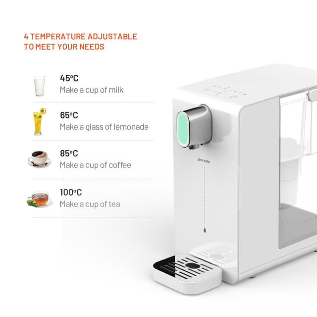 غلاية ماء كهربائية فورية بورودو Porodo Instant Hot Water Dispenser