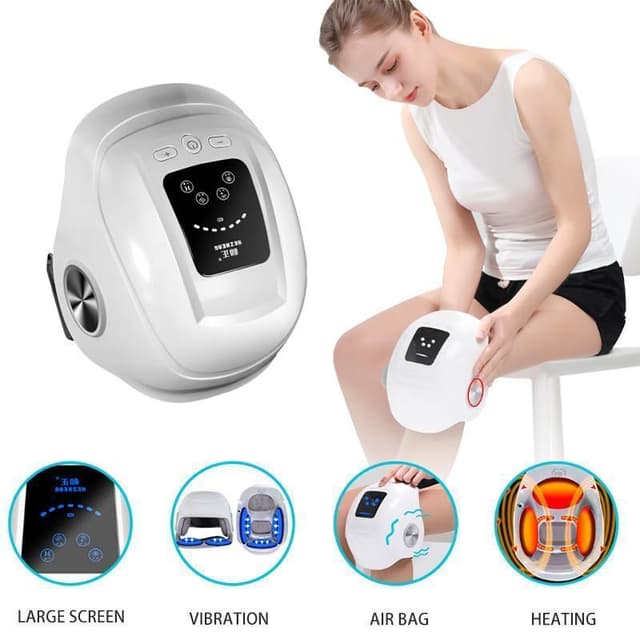 جهاز تدليك الركبة الاحترافي معالجة خشونة الركبة والتخلص من آلامها جينيريك Generic Cordless Compression Knee Massager