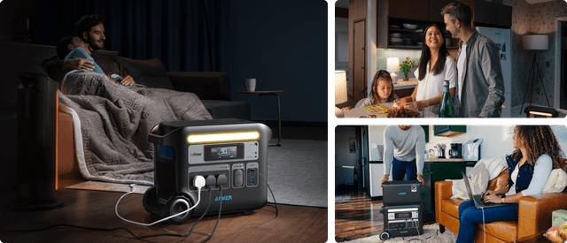 بطارية متنقلة للرحلات انكر باور هاوس 767 جان برايم 2048 واط/ساعة Anker 767 Portable Power Station