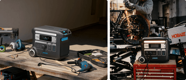 بطارية متنقلة للرحلات انكر باور هاوس 767 جان برايم 2048 واط/ساعة Anker 767 Portable Power Station