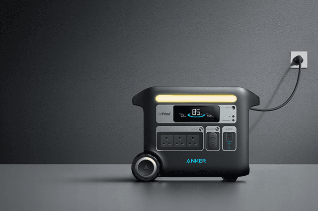 بطارية متنقلة للرحلات انكر باور هاوس 767 جان برايم 2048 واط/ساعة Anker 767 Portable Power Station