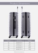 Para John 5-Pieces Hardside Travel Trolley Luggage Bag Set
