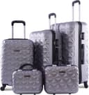 Para John 5-Pieces Hardside Travel Trolley Luggage Bag Set
