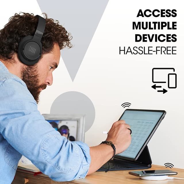 سماعة بلوتوث جي بي ال تون 760 ان سي JBL Tune 760NC Wireless Active Noise Cancellation Headphones