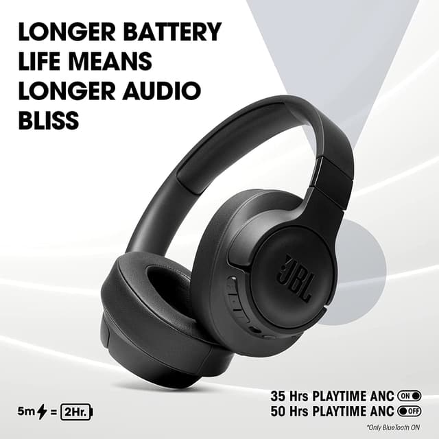 سماعة بلوتوث جي بي ال تون 760 ان سي JBL Tune 760NC Wireless Active Noise Cancellation Headphones
