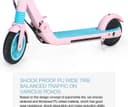 سكوتر كهربائي للاطفال 200 واط 14 كم/س Folding electric scooter for children