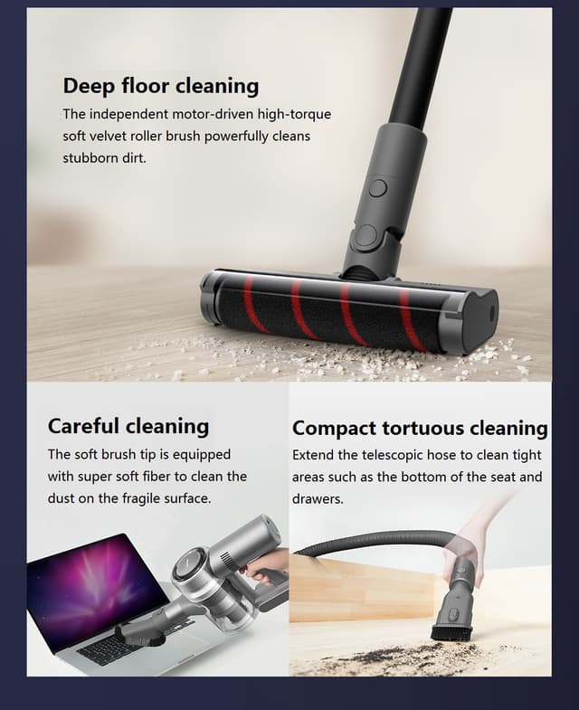 Dreame V12 Cordless Vacuum Cleaner 3000mAh