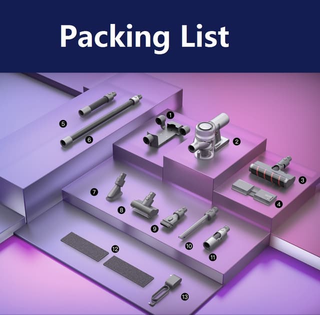 Dreame V12 Cordless Vacuum Cleaner 3000mAh