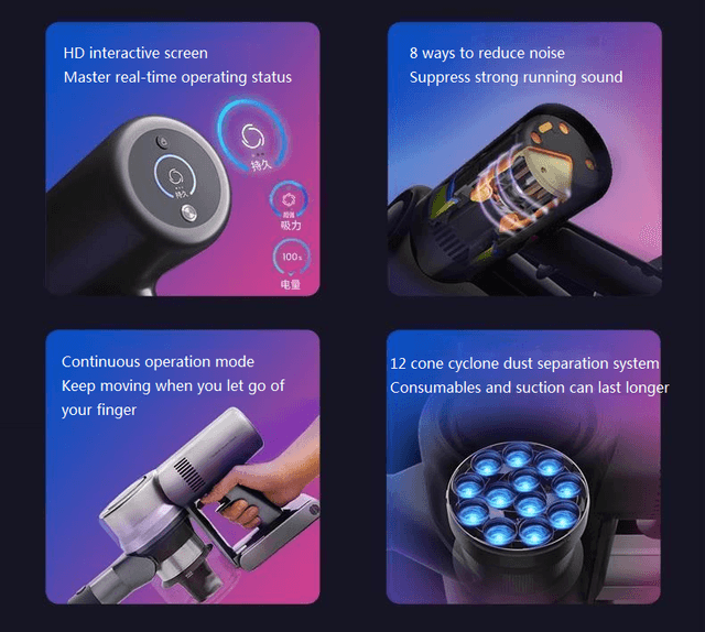 Dreame V12 Cordless Vacuum Cleaner 3000mAh