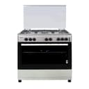 فرن غاز تركي 5 عيون نوبل 90x60 سم Nobel Gas Cooker Stainless Steel