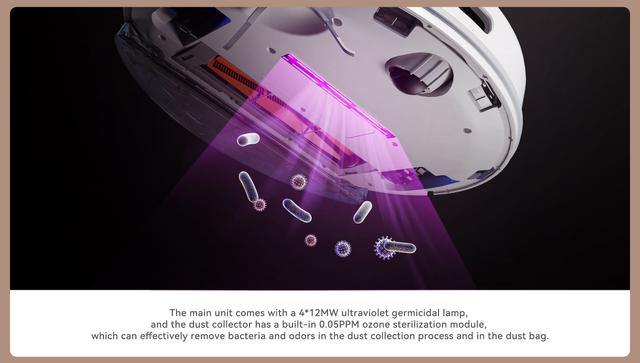 مكنسة روبوت التنظيف مع صندوق للغبار ليدستو Lydsto S1 Robot Vacuum ＆ Mop