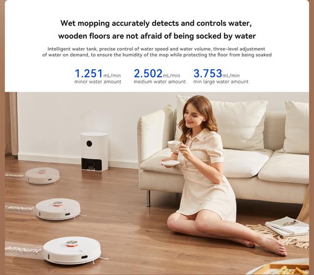 مكنسة روبوت التنظيف مع صندوق للغبار ليدستو Lydsto S1 Robot Vacuum ＆ Mop - SW1hZ2U6MTMyNTYxOA==