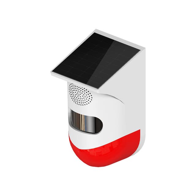 جهاز انذار ضد السرقة حساس حركة بالطاقة الشمسية مع ريموت Wifi solar outdoor infrared alarm
