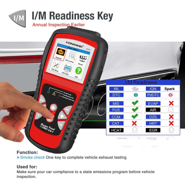 جهاز فحص السيارات كونوي كي دبليو 830 لكشف أعطال السيارة Konnwei Kw830 Car Vehicles Diagnostic Tool Detector
