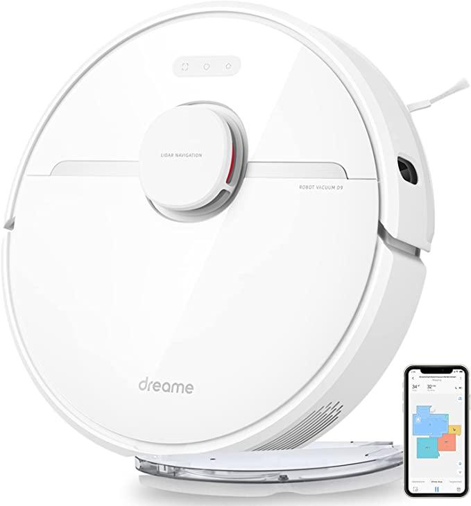 مكنسة روبوت التنظيف ليدستو دي 9 ماكس 4000 باكسال Xiaomi Dreame D9 Max Robot Vacuum and Mop