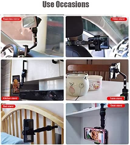 حامل جوال للسيارة قوي على المراية 360 درجة Goui Hook Universal Clip Phone Holder