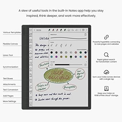 جهاز تابلت بوكس تاب الترا سي الذكي رامات 4 جيجا - تخزين 128 جيجا BOOX Tab Ultra C Tablet