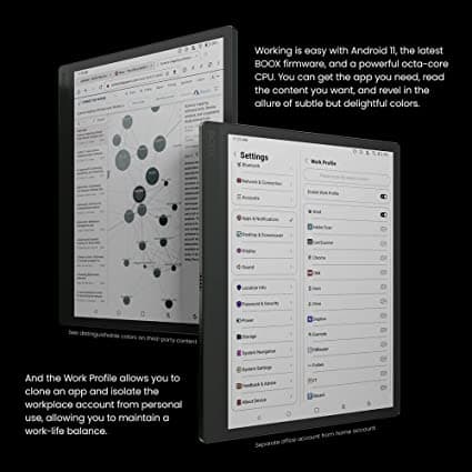 جهاز تابلت بوكس تاب الترا سي الذكي رامات 4 جيجا - تخزين 128 جيجا BOOX Tab Ultra C Tablet