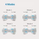 جهاز مساج للرقبة والكتف مع خاصية التسخين 2200 مللي أمبير Portable Rechargeable Neck and Shoulder Massager With Heat