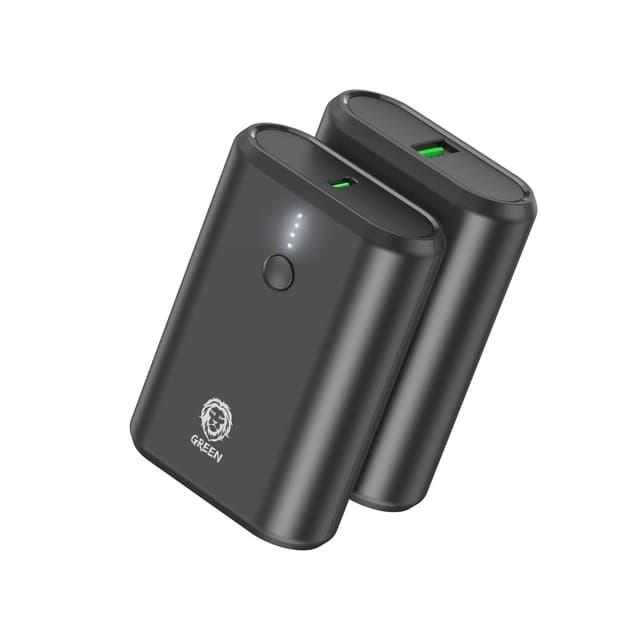 عرض شاحن متنقل باور بانك جرين قطعتين Green Lion 2 In 1 Power Bank Combo