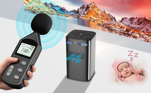 بروجكتر لاسلكي أندرويد باينتك 8000 مللي أمبير 180 بوصة BYINTEK P70 Mini DLP Android Projector