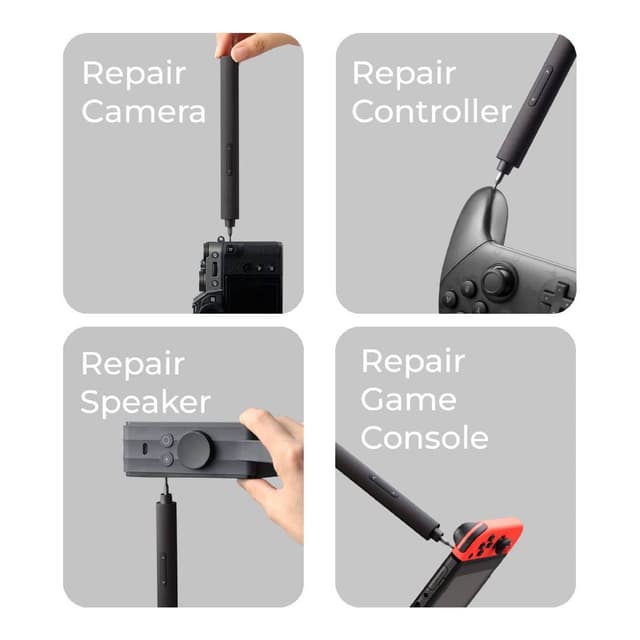 عدة مفك براغي كهربائي صغير 25 قطعة باورولوجي Powerology 25 in 1 Electric Screwdriver Set with Aluminum Alloy