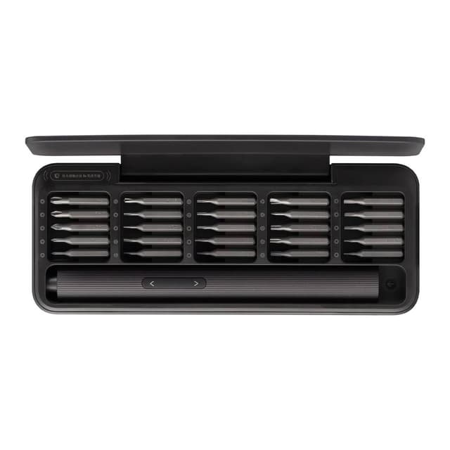 عدة مفك براغي كهربائي صغير 25 قطعة باورولوجي Powerology 25 in 1 Electric Screwdriver Set with Aluminum Alloy