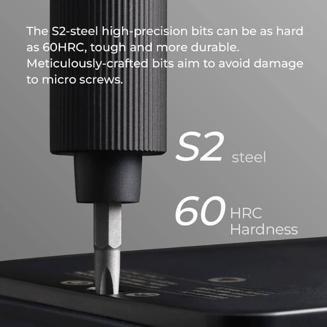 عدة مفك براغي كهربائي صغير 25 قطعة باورولوجي Powerology 25 in 1 Electric Screwdriver Set with Aluminum Alloy