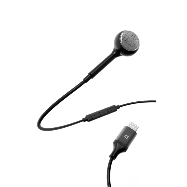 سماعة ايفون سلك باورولوجي بطرف واحد Powerology Mono Earphone Lightning Connector