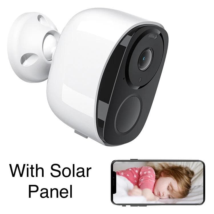 كاميرا مراقبة خارجية بالطاقة الشمسية 