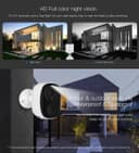 كاميرا مراقبة خارجية بالطاقة الشمسية والبطارية Smart Wireless Battery Camera With Solar Panel