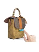 حقيبه نسائيه جلد بالبصمة Women's Smart Fingerprint Lock Bag