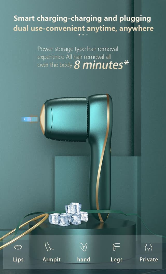 جهاز ليزر منزلي لازالة الشعر IPL Laser Hair Removal Device