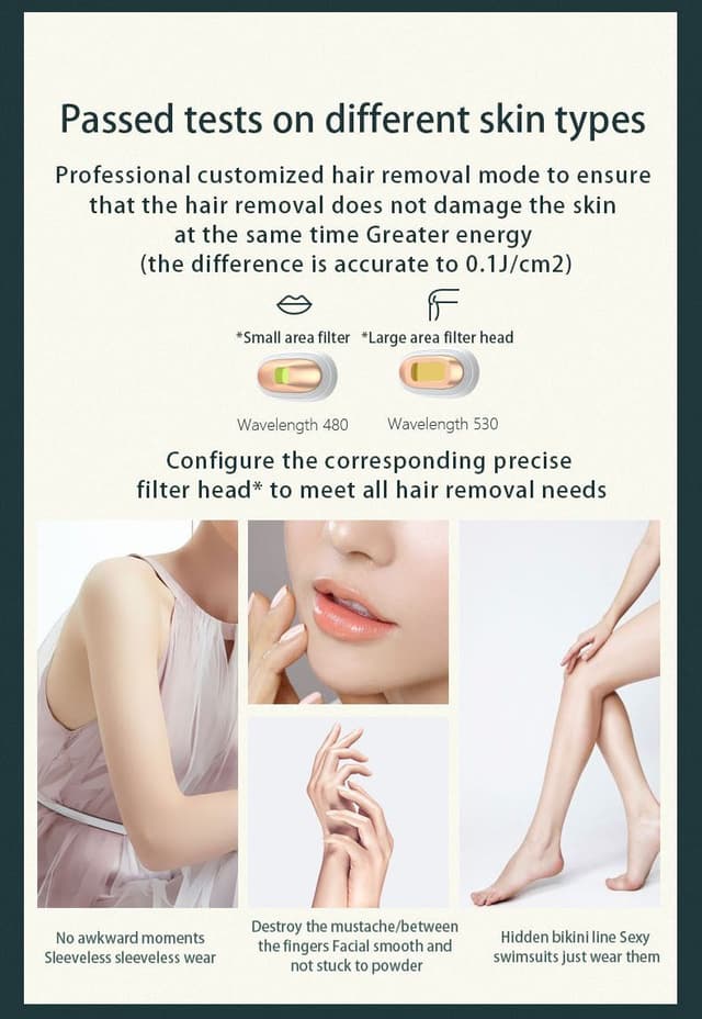 جهاز ليزر منزلي لازالة الشعر IPL Laser Hair Removal Device
