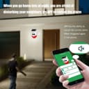 جهاز انذار ضد السرقة حساس حركة بالطاقة الشمسية مع ريموت Wifi solar outdoor infrared alarm