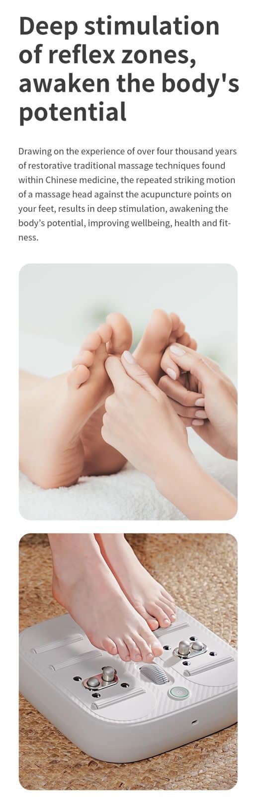 Kica Portable Electronic Cordless Percussion Foot Massager