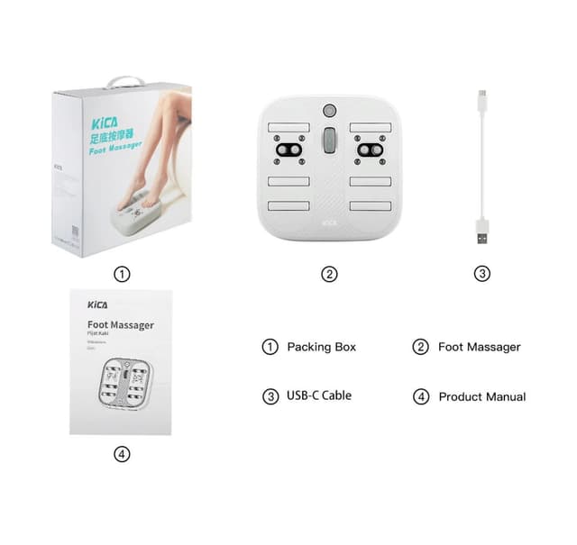 Kica Portable Electronic Cordless Percussion Foot Massager