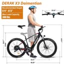 DerakBikes X3 29" Electric Bicycle 1000W Motor 48V 16Ah 