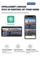 Solar Security Camera 4G Wireless Outdoor Dual Lens Panoramic