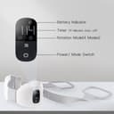 جهاز مساج للرقبة والكتف مع خاصية التسخين 2200 مللي أمبير Portable Rechargeable Neck and Shoulder Massager With Heat